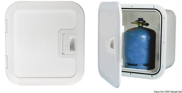 Gavone per bombole gas ventilazione frontale - 50.253.00